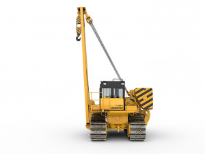 Tractor pipelayer Modello 3D