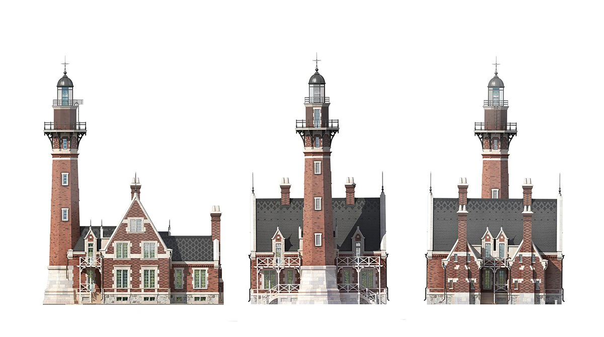 project light house 3D Model .c4d .max .obj .3ds .fbx .stl .blend