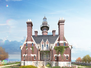 project light house Model 3D