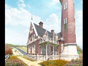 project light house Model 3D