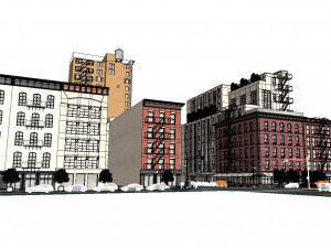 Nyc block 3D Модель