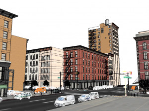 Nyc block 3D Модель