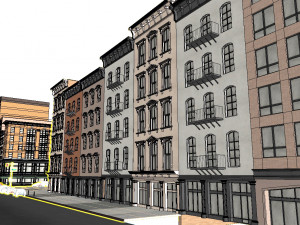 Nyc block 3D Модель