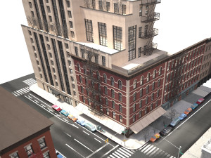 Nyc block 3D Модель