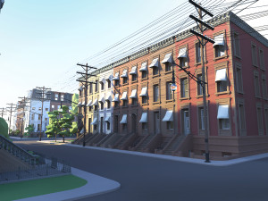 nyc city distric Model 3D