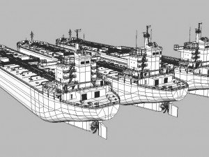 oil tanker Modèle 3D