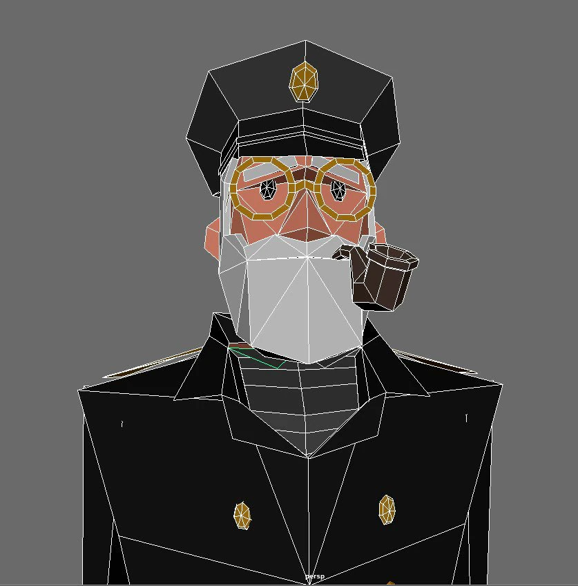 character soldiers low poly 3D Model .c4d .max .obj .3ds .fbx .stl .blend 