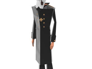 character soldiers low poly 3D Model