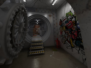 Game interior ruin storage low-poly 3Dモデル