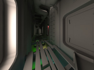 Game interior ruin storage low-poly 3Dモデル