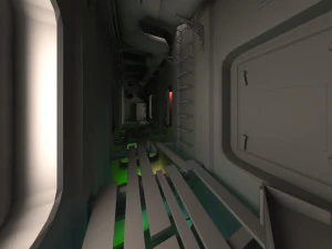 Game interior ruin storage low-poly 3D Model