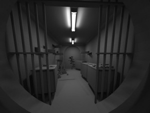 Game interior ruin storage low-poly 3Dモデル