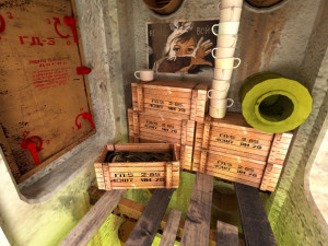 Game interior ruin storage low-poly 3Dモデル