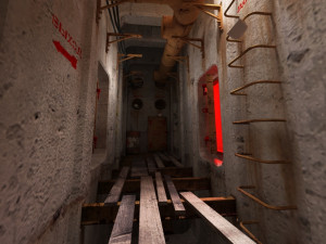 Game interior ruin storage low-poly 3Dモデル