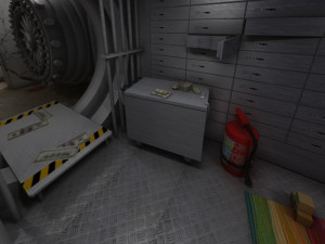 Game interior ruin storage low-poly 3Dモデル
