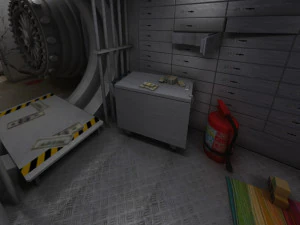 Game interior ruin storage low-poly 3D Model