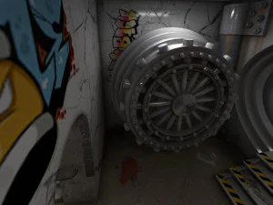 Game interior ruin storage low-poly 3D Model