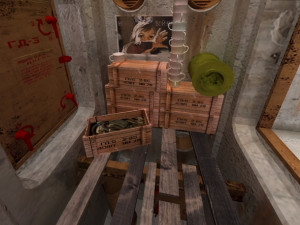 Game interior ruin storage low-poly 3Dモデル
