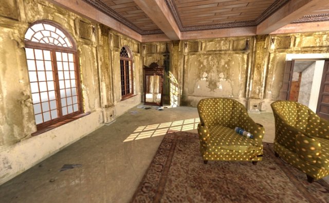 Game interior ruin storage low-poly 3Dモデル .c4d .max .obj .3ds .fbx .stl .blend 