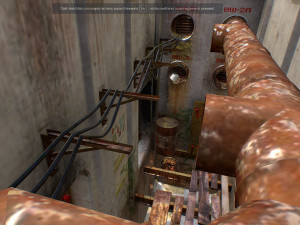 Game interior ruin storage low-poly 3Dモデル