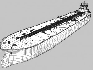 Tanker ti class 380m 3D Model