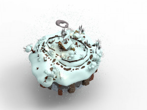 winter landscape 3D Model