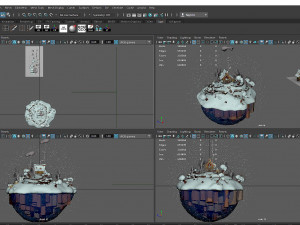 winter landscape 3D Model