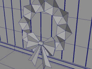 Christmas wreath 3D Model