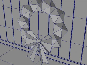 Christmas wreath 3D Model