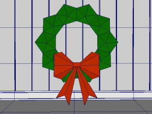 Christmas wreath 3D Model