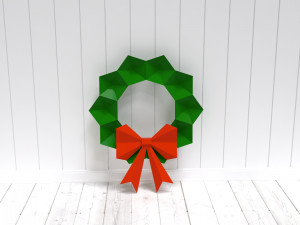 Christmas wreath 3D Model
