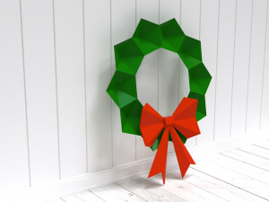 Christmas wreath 3D Model
