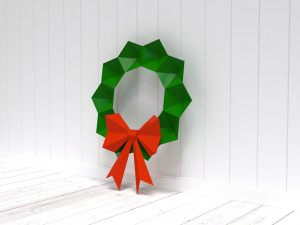 Christmas wreath 3D Model