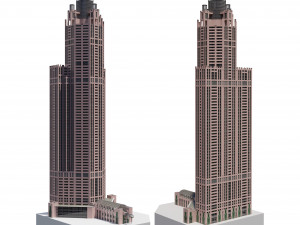 chicago building 311 south wacker 3D Model