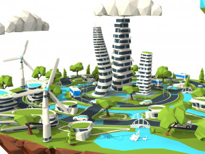 the city of the future ext 3Dモデル