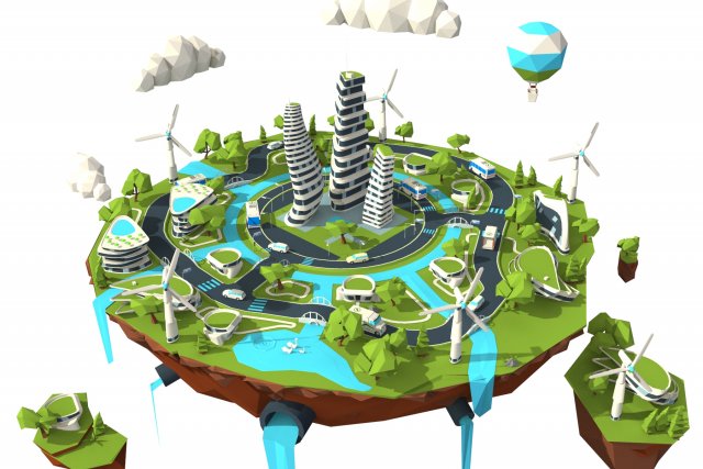 the city of the future ext 3Dモデル .c4d .max .obj .3ds .fbx .stl .blend 