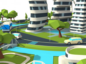 the city of the future ext 3Dモデル