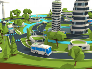 the city of the future ext 3Dモデル