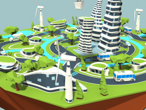 the city of the future ext 3Dモデル