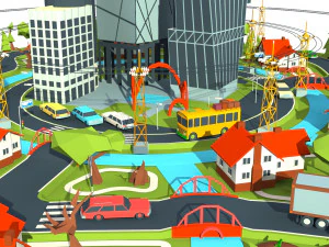 industry and garbage boom 3D Model
