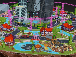 industry and garbage boom 3D Model