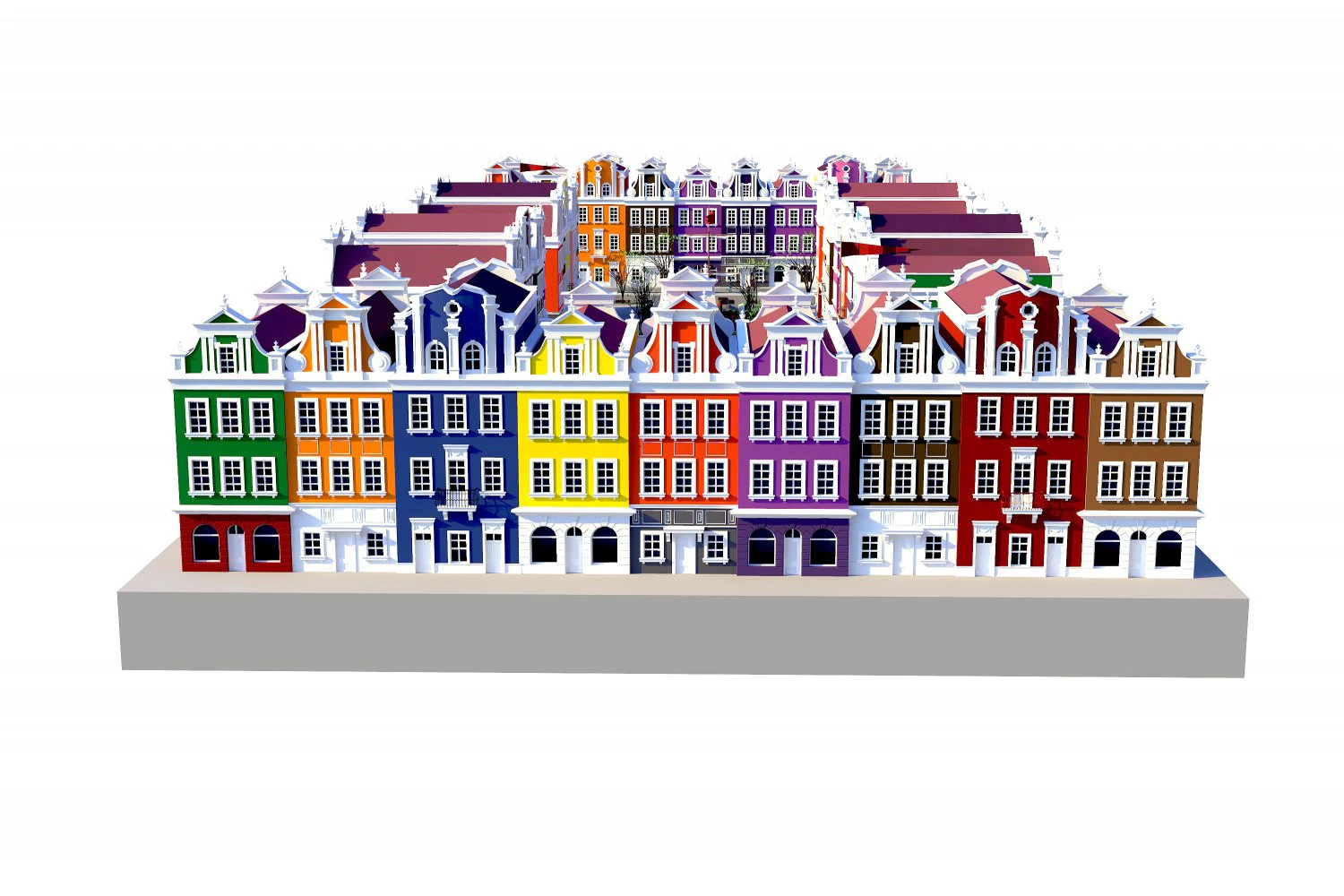 city 3D Model .c4d .max .obj .3ds .fbx .stl .blend