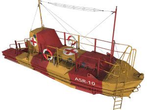 air sea rescue craft asr 10 world war ii 3D Model