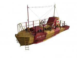 air sea rescue craft asr 10 world war ii 3D Model