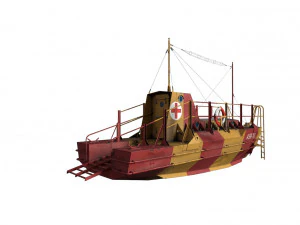 air sea rescue craft asr 10 world war ii 3D Model