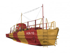 air sea rescue craft asr 10 world war ii Model 3D