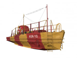 air sea rescue craft asr 10 world war ii 3D Model