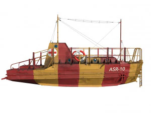 air sea rescue craft asr 10 world war ii 3D Model