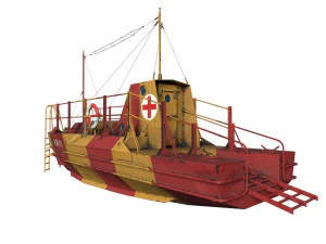 air sea rescue craft asr 10 world war ii 3D Model