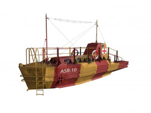 air sea rescue craft asr 10 world war ii 3D Model